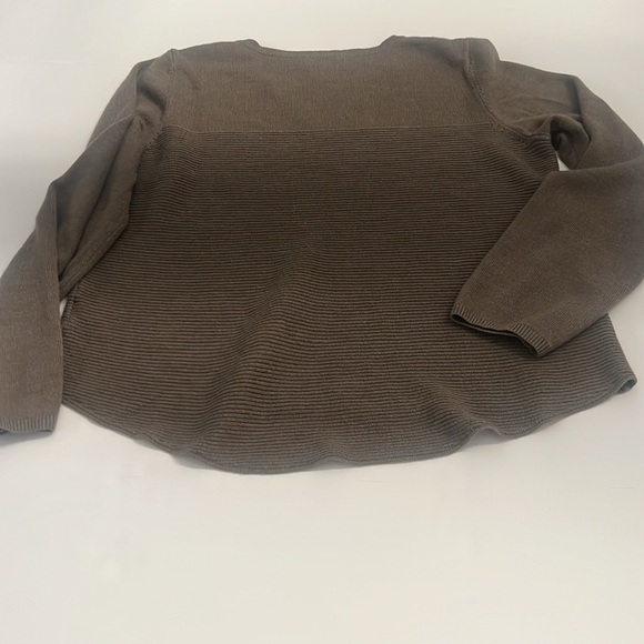 Croft & Barrow brown size medium sweater - Picture 5 of 8